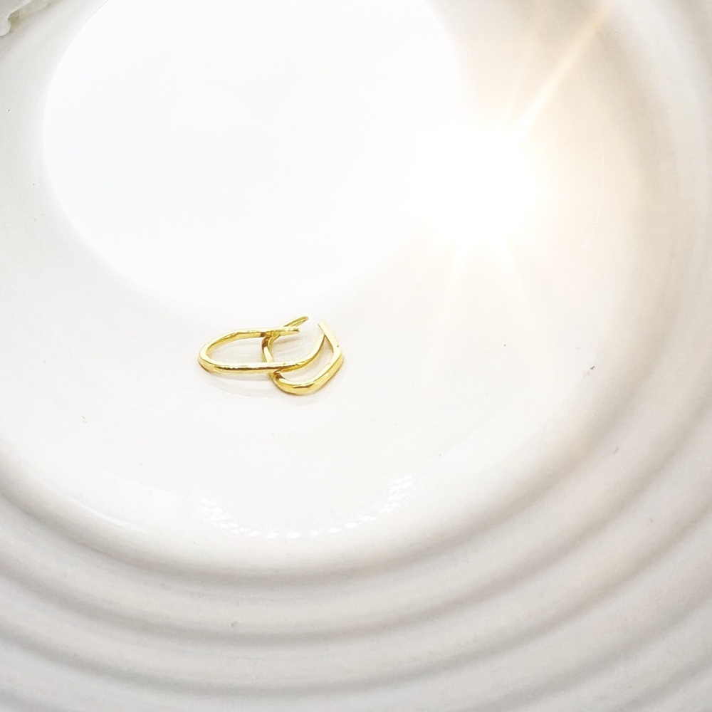 14k Gold ear cuff modern statement